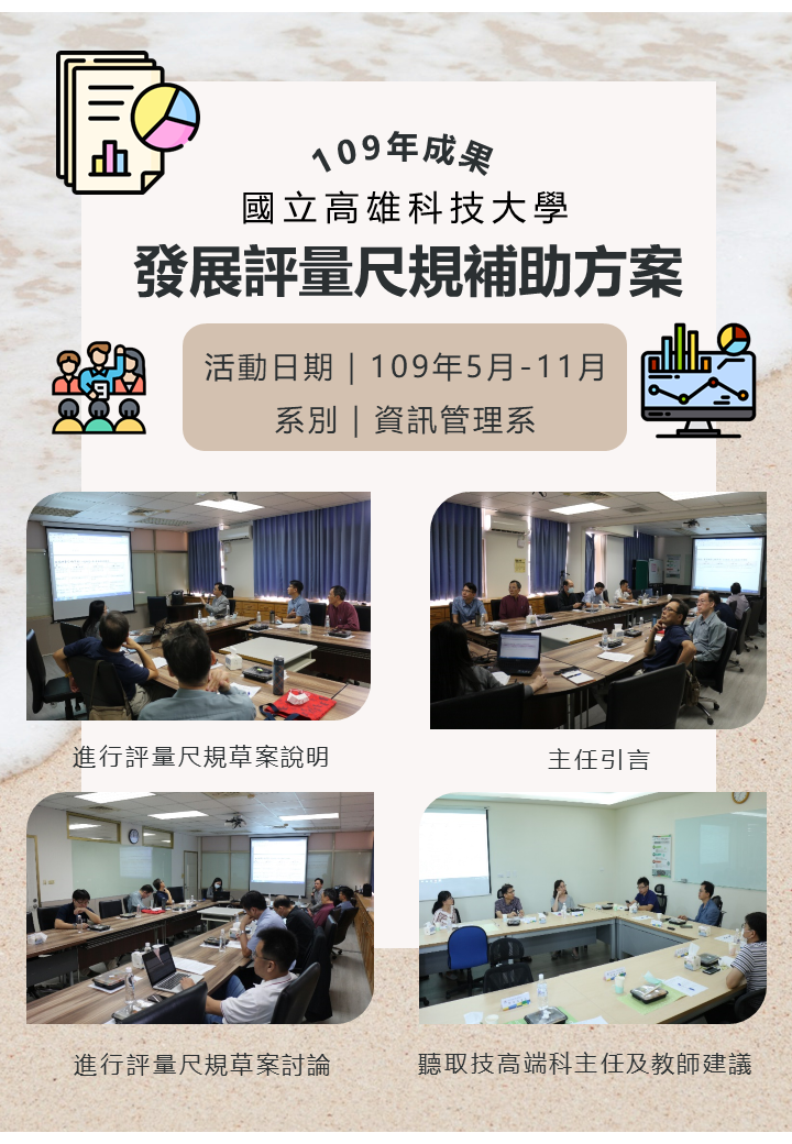 10905 109年成果發展評量尺規補助方案-資管系